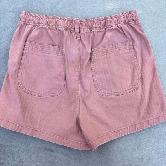 Madewell Women's High Rise Camp Shorts Faded Mauve Size Medium AJ524 - Picture 8 of 10